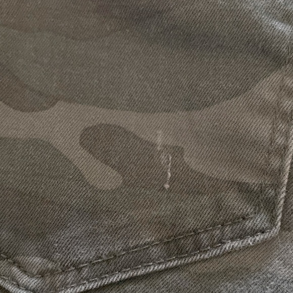 DEMOCRACY Camo Pants Womens 10 'Ab Technology' Stretchy Skinny zip pockets front - Picture 11 of 12